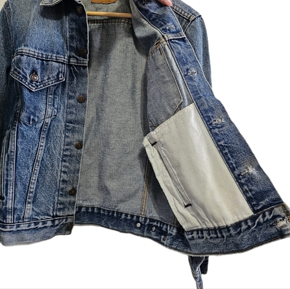 Levi's denim jean jacket vintage 80s - Picture 8 of 15